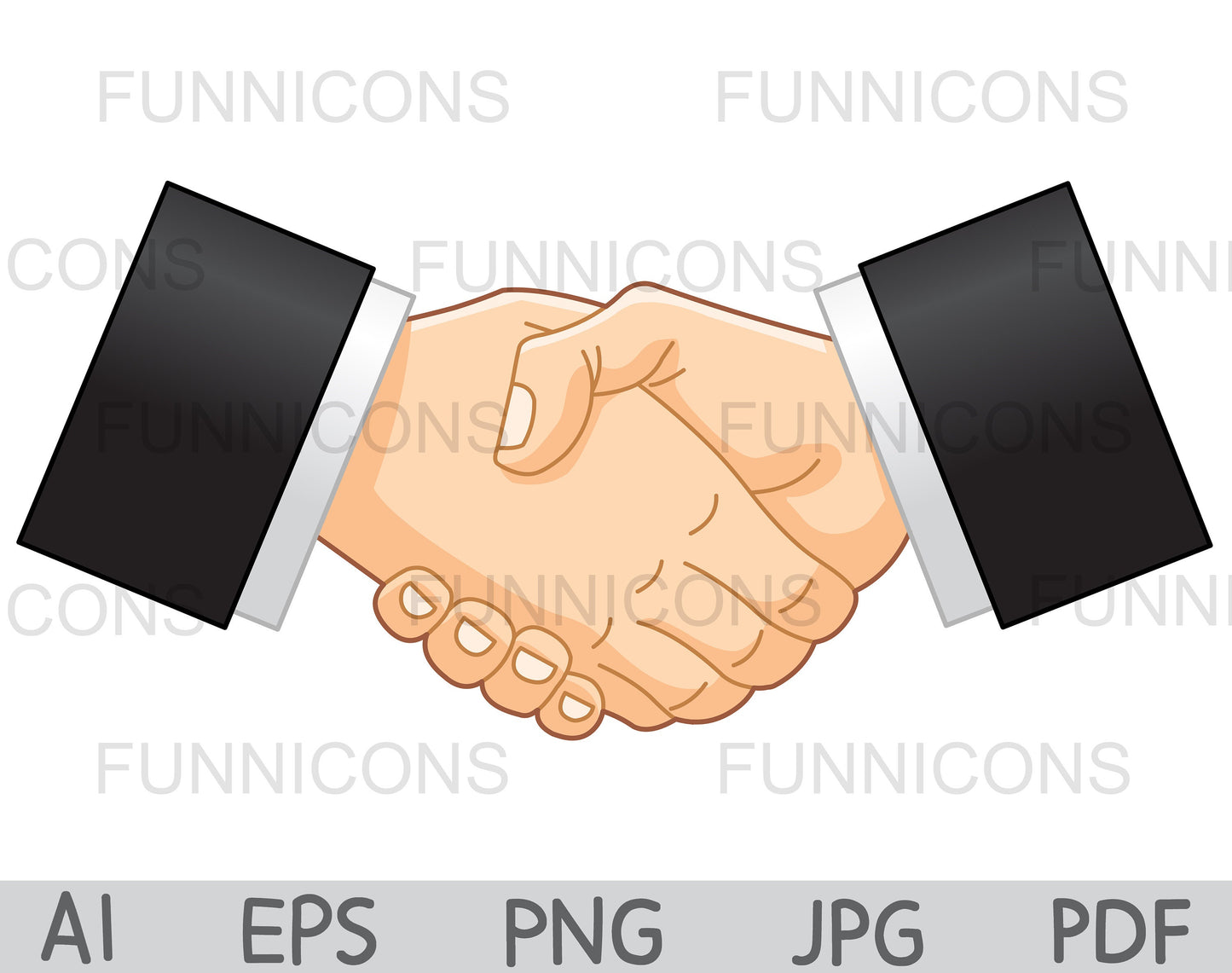 Business Handshake, Two Business Hands Shaking