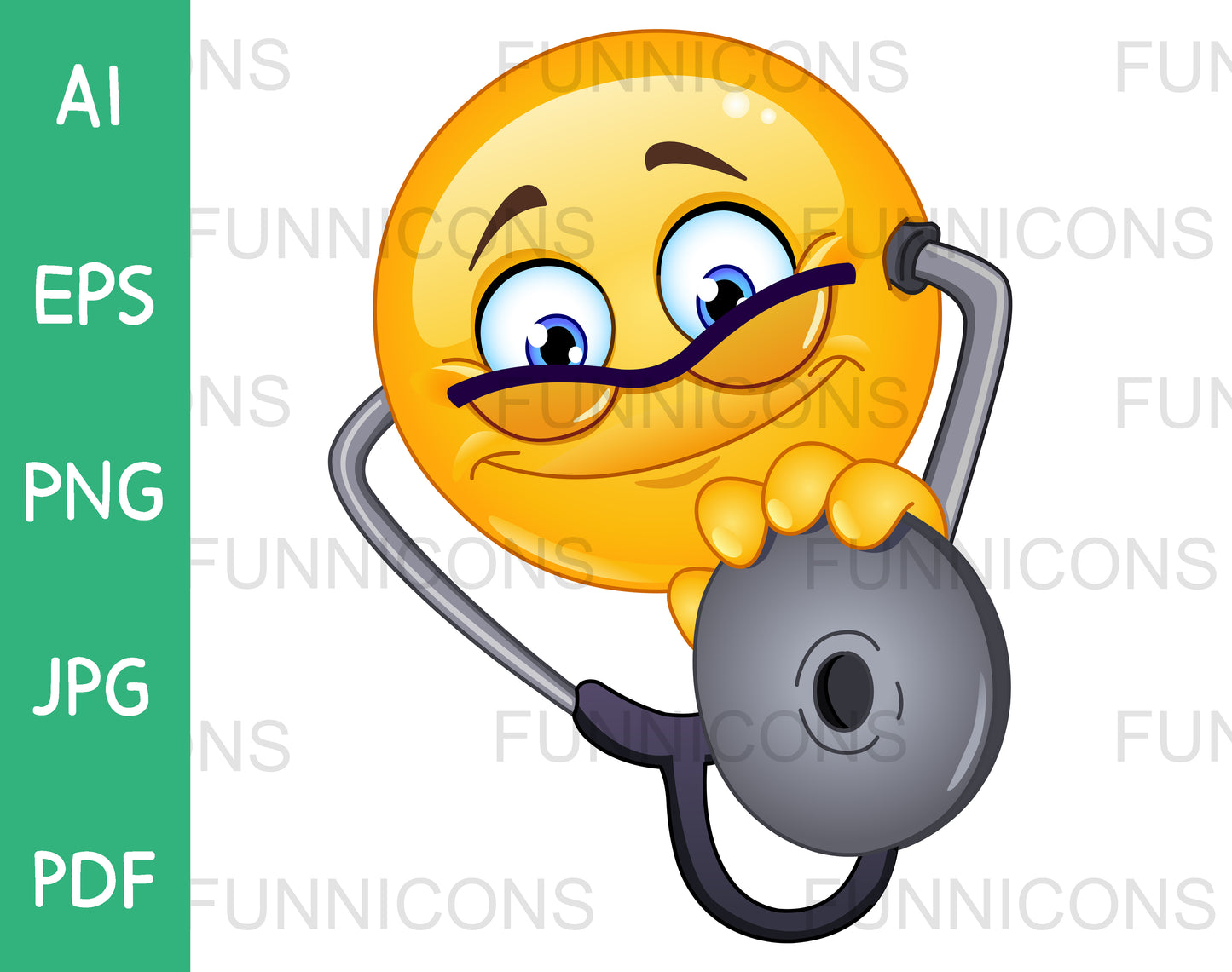 Emoji Doctor Holding Out a Stethoscope