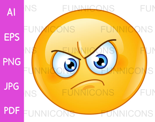Angry or annoyed emoji