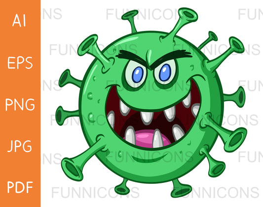 Evil Grinning Green Virus