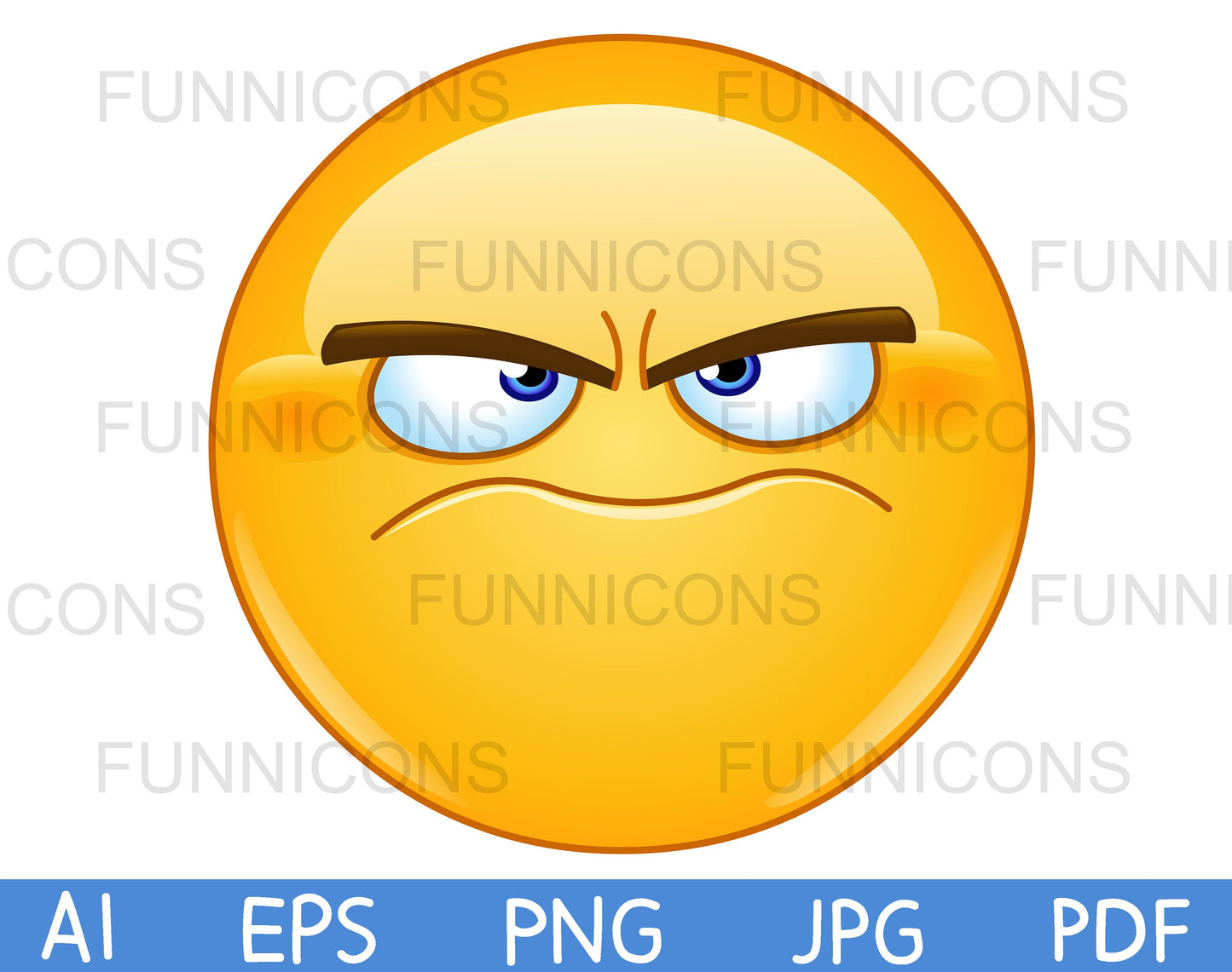 Grumpy Angry Emoji