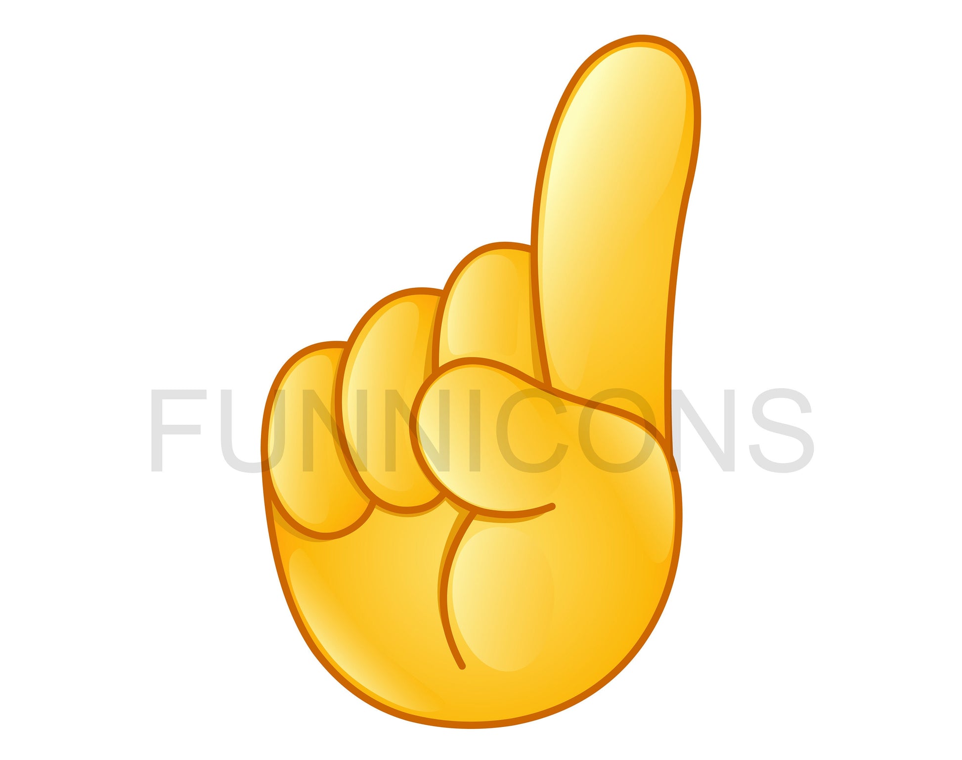 finger pointing up emoji