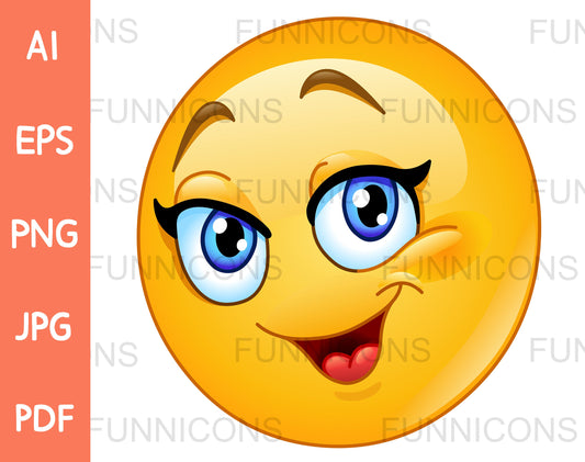 Happy Female Emoji