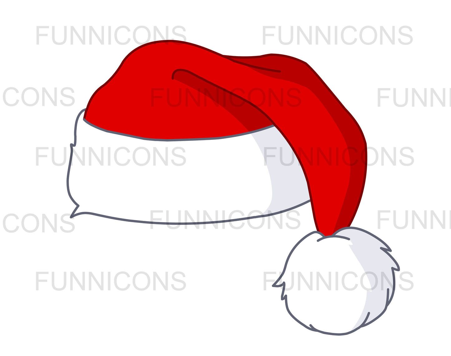 Christmas Cartoon Santa Claus Hats Set