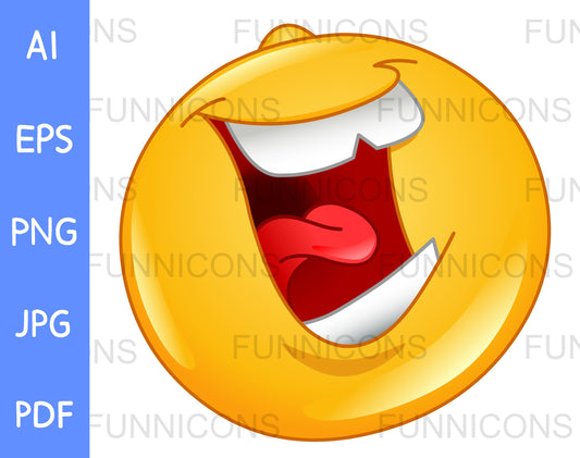 Happy Emoji Laughing Out Loud