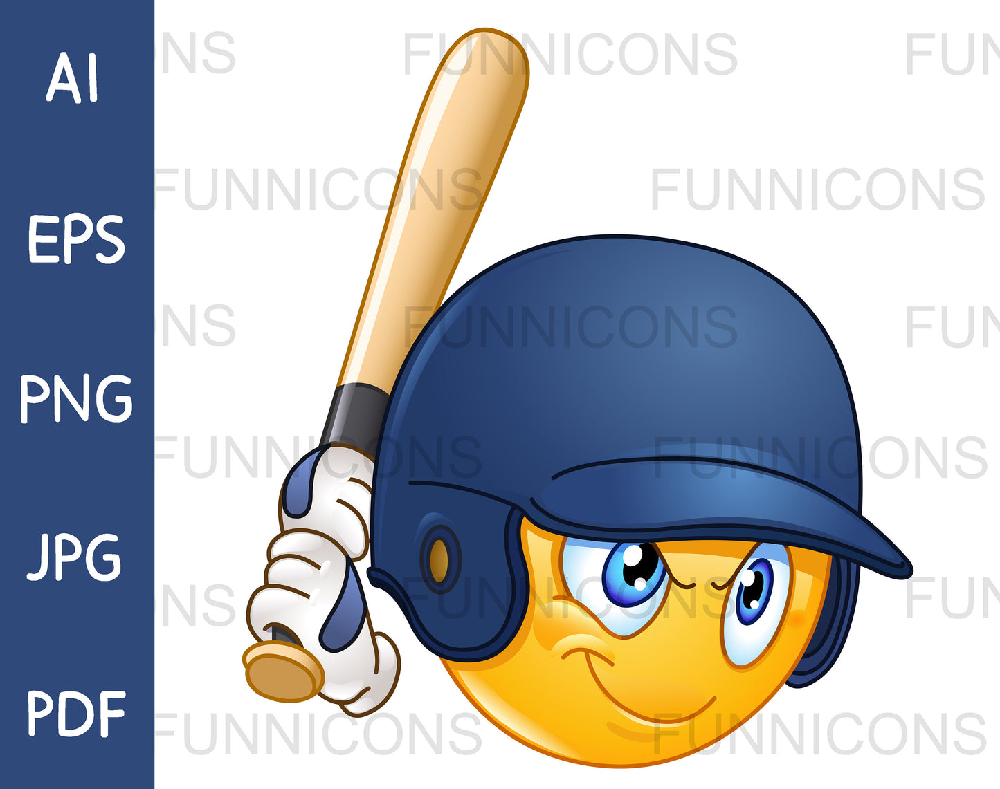 Emoji Baseball Batter, Batting or Hitter Player