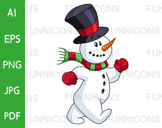 Happy Snowman Speed Walking