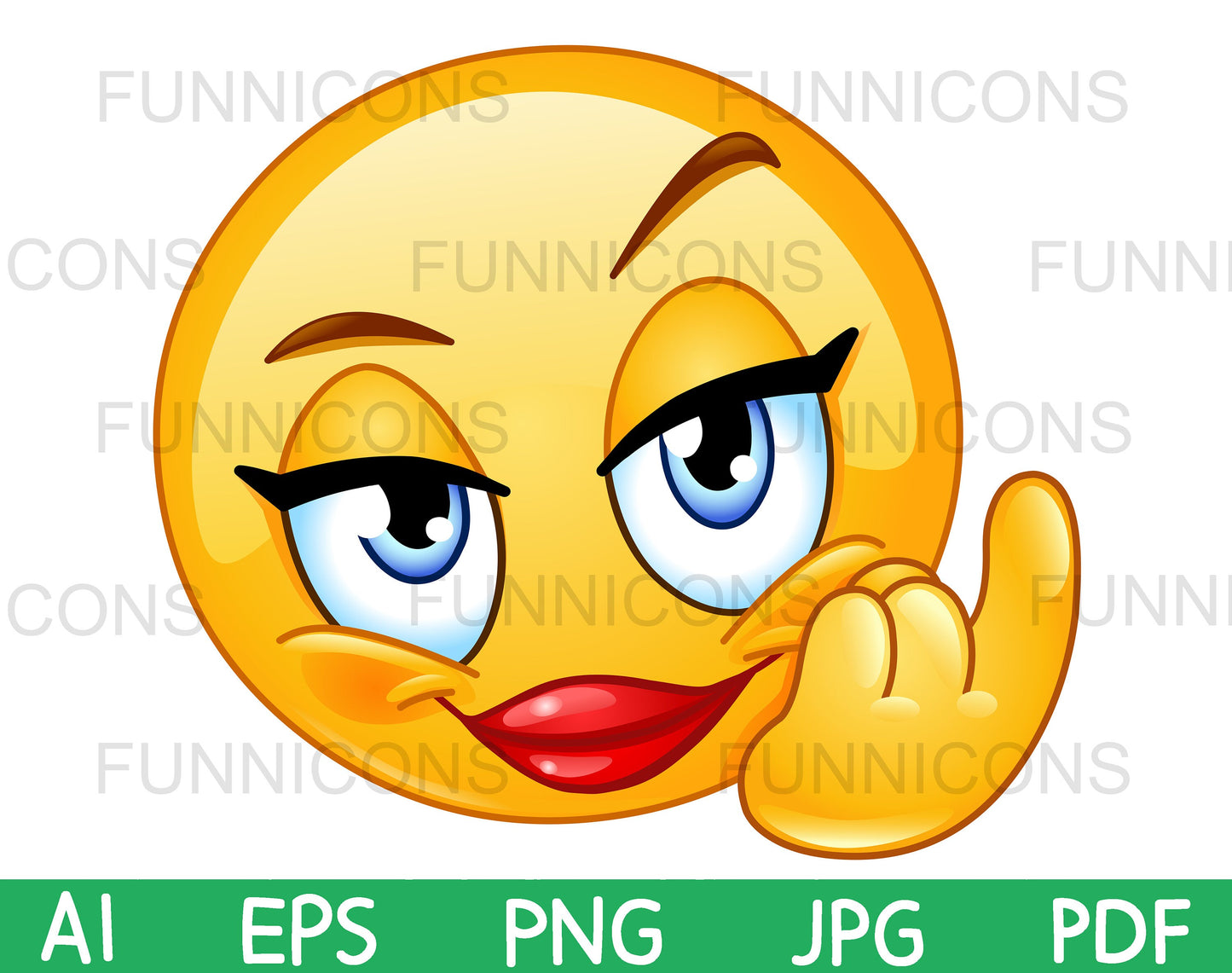 Flirty Female Emoji Gesturing to Come