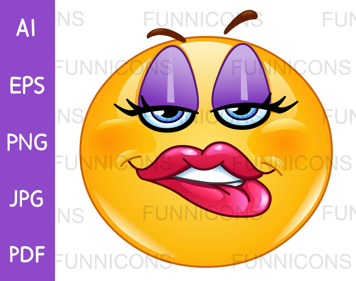 Female Emoji Biting her Lip