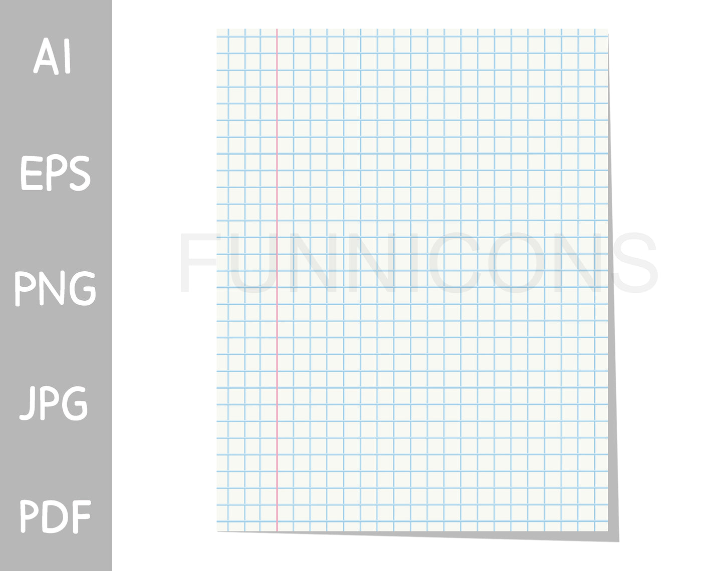 Sheet of Math Calculation Paper